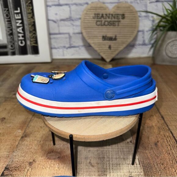 Crocs Kid's Unisex Crocband Clog Blue Bolt Croslite US Kid's J 3 - Picture 7 of 13